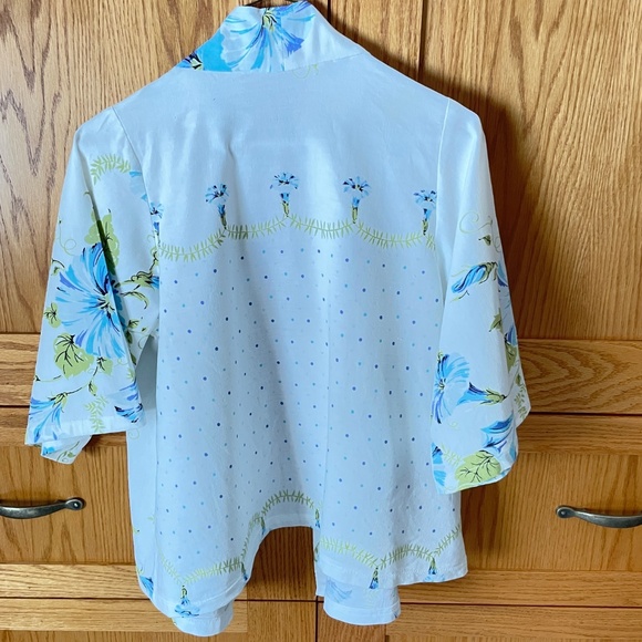 Upcycled Cotton Unlined Printed Jacket Medium - Picture 14 of 15